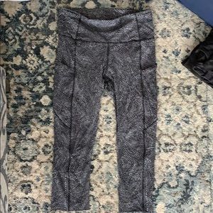 Lululemon Fast and Free Tights 19 inch crop